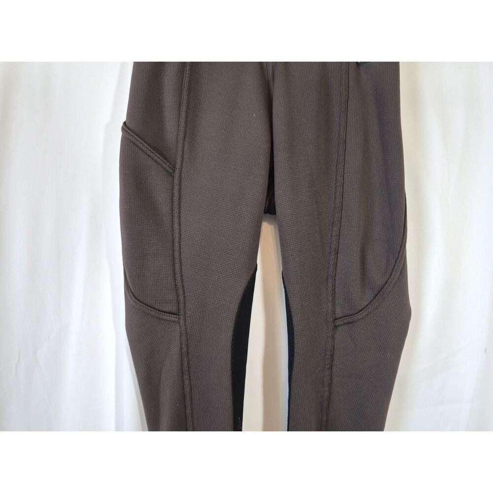 Kerrits Flow Rise Performance Brown Riding Leggings XS - Picture 3 of 11